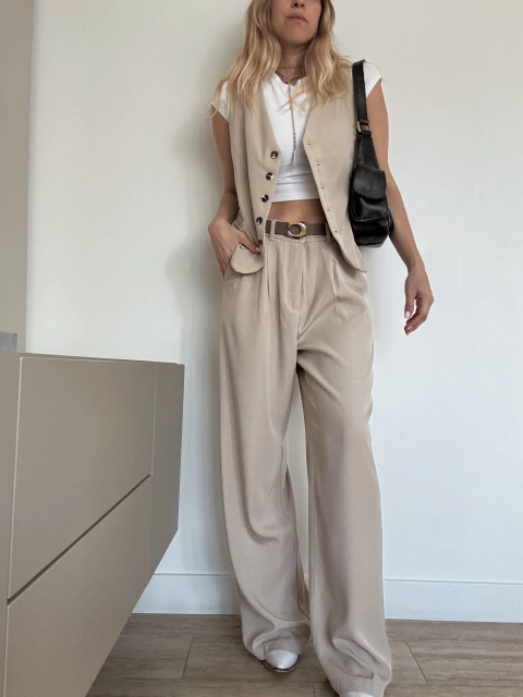 PANTALON MONACO BEIGE