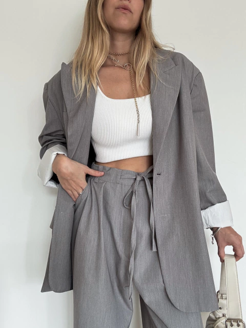BLAZER CAPRI GRIS - comprar online