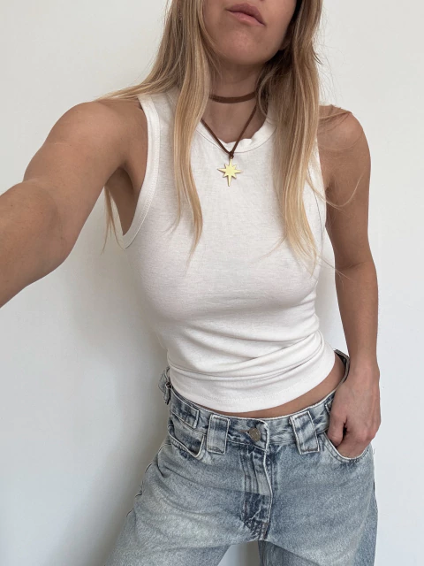 MUSCULOSA OSIRIS BLANCA - comprar online