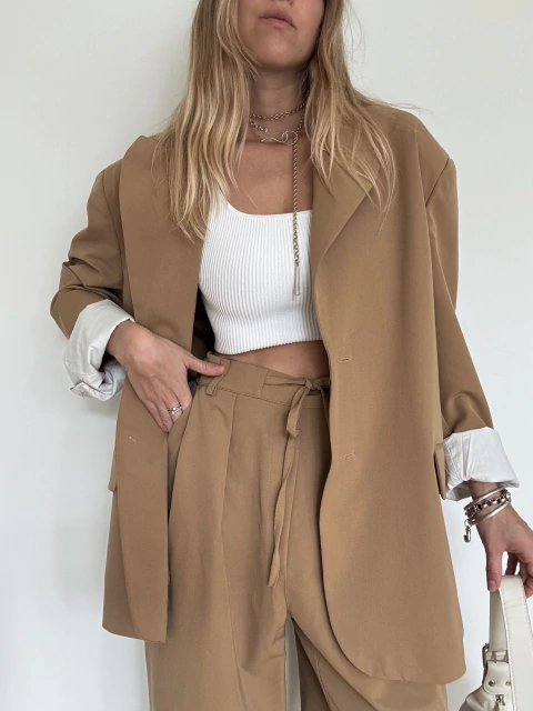BLAZER CAPRI CAMEL - comprar online