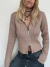 CARDIGAN ZIPPER MOKA