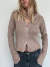 CARDIGAN ZIPPER MOKA - tienda online