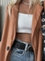 BLAZER ECOCUERO CAMEL - comprar online