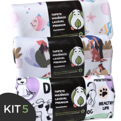 MONTE SEU KIT BASICÃO com 3 Tapetes Higiênicos Laváveis