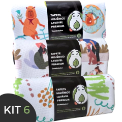 MONTE SEU KIT BASICÃO com 3 Tapetes Higiênicos Laváveis - comprar online