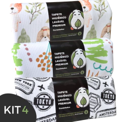 Imagem do MONTE SEU KIT BASICÃO com 3 Tapetes Higiênicos Laváveis