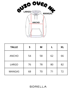 Buzo Over frisado unisex en internet