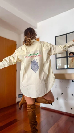 Camisa Amor Latino butter - comprar online