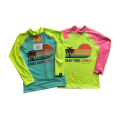 Remera Uv Upf50+ Man/largas Niñas Niños Candy - Narita