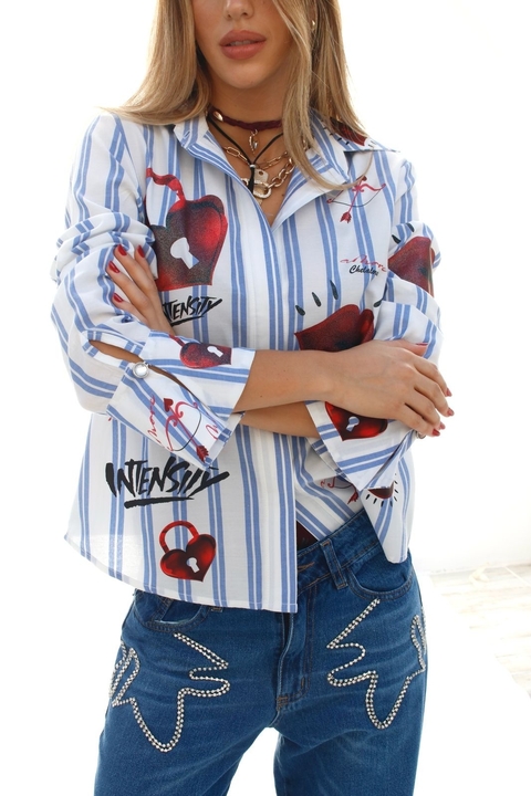 Camisa Amore rayada