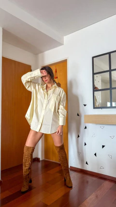 Camisa Amor Latino butter - tienda online