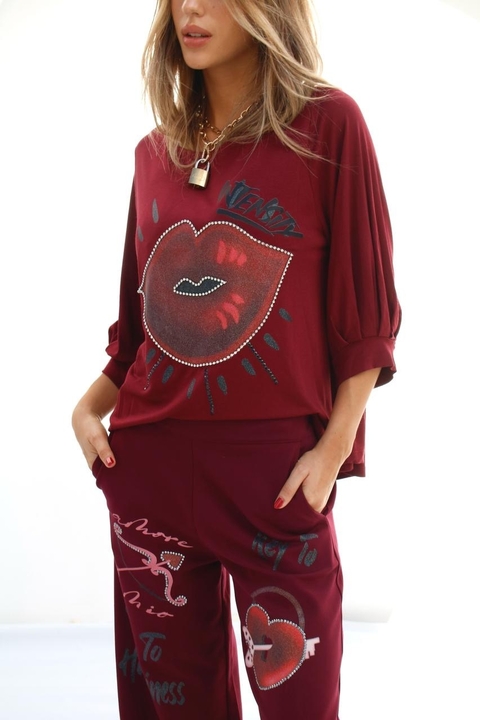 Remeron beso intensity bordo