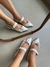 Sapatilha slingback Nick off white na internet