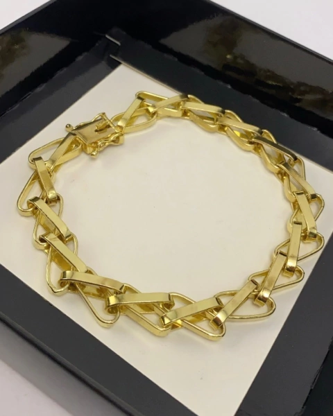 pulseira de moeda antiga