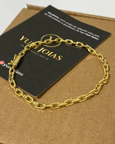 pulseira cadeado de quina