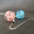Collar Yo Te Cielo Nubes Cristal BRILLA EN LA OSCURIDAD