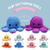 Peluche Pulpo Reversible 2 En 1 Emociones Calidad Premium - tienda online