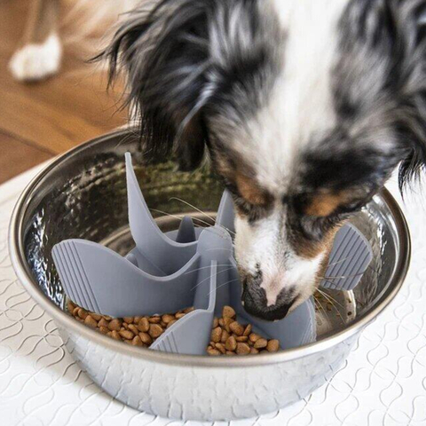 Adaptador De Silicona Comedero Come Lento Para Perros Gatos