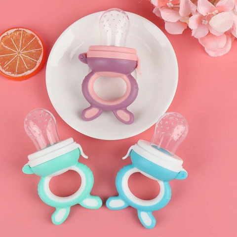 Chupete Para Fruta Bebe Beba Alimentación Mordillo Silicona
