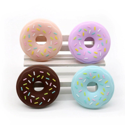 Collar Mordillo Sensorial Colgante Donas Ansiedad Autismo