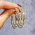 Aritos De Mujer Strass 3 En 1 Circular Brillante Elegantes en internet