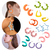 Aros Acrilico Formas Varios Mujer