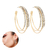 Imagen de Aritos De Mujer Strass 3 En 1 Circular Brillante Elegantes