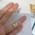 Imagen de Collar Delicado Mujer Mariposa Doble Acero Strass