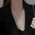 Collar Delicado Mujer Mariposa Doble Acero Strass en internet