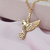 Collar Dije Colibri Picaflor Acero Quirurgico