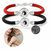 Pulsera Negra Con Dije Te Amo En 100 Idiomas Regalo Novios - tienda online