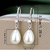 Aritos Colgante Mujer Perlas Hermosas Forma Gota X2 - tienda online