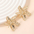 Aritos Mujer Forma De Flor Doradas Super Elegante X2 - Goods Trade