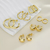 Pack X6 Aros Aritos Dorados Mujer Surtido Delicado Glow Set - Goods Trade
