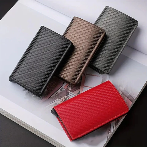 Billetera Tarjetera Metal Para Hombre Anti Clonacion - comprar online