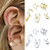 Aros Clip Piercing Pluma De Oreja Pack De 7 Unidades - Goods Trade