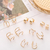 Imagen de Pack 12 Aros Mujer Clip Piercing No Perforante