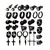 Aritos Modernos Hombre Pack X15 Acero Inoxidable en internet