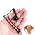 Collar Piedra Obsidiana Amuleto Colgante Hecho A Mano