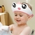 Gorro Vicera De Baño Ducha Bebés Niños Ranita Corona - comprar online