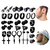 Aritos Modernos Hombre Pack X15 Acero Inoxidable - comprar online