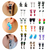 Aritos Mujer Forma Animales Cute X2 Porcelana Hecho A Mano - comprar online