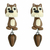 Aritos Mujer Forma Animales Cute X2 Porcelana Hecho A Mano - tienda online