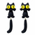 Aritos Mujer Forma Animales Cute X2 Porcelana Hecho A Mano - Goods Trade