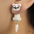 Aritos Mujer Forma Animales Cute X2 Porcelana Hecho A Mano