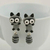 Aritos Mujer Forma Animales Cute X2 Porcelana Hecho A Mano - Goods Trade