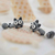 Aritos Mujer Forma Animales Cute X2 Porcelana Hecho A Mano - comprar online