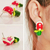 Aritos Mujer Forma Animales Cute X2 Porcelana Hecho A Mano - comprar online