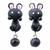Aritos Mujer Forma Animales Cute X2 Porcelana Hecho A Mano en internet