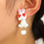 Imagen de Aritos Mujer Forma Animales Cute X2 Porcelana Hecho A Mano